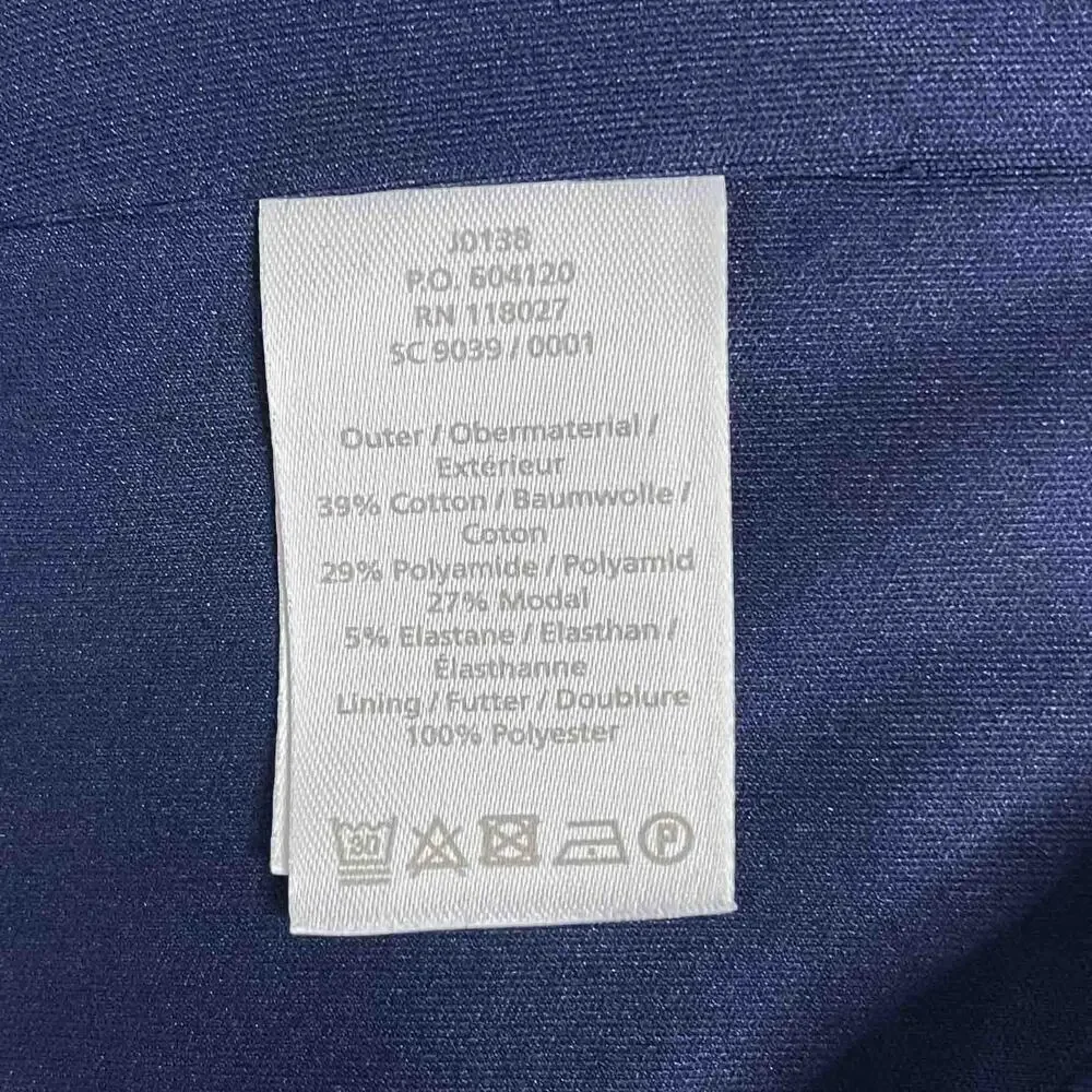 Womens Boden Siobhan Lined Ponte Shift Dress Blue Pink Colorblock Jersey Sze 6R - Picture 5 of 8